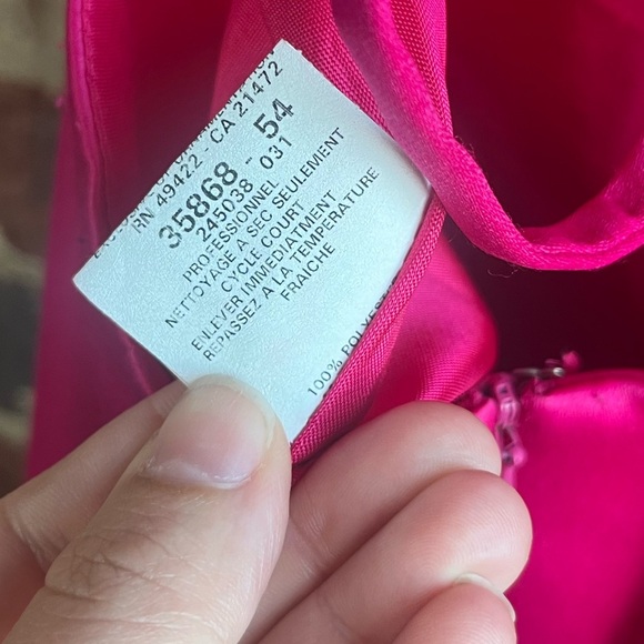 Jessica Mclintock for Gunne Sax Pink Formal Dress Size 3 - Picture 6 of 11